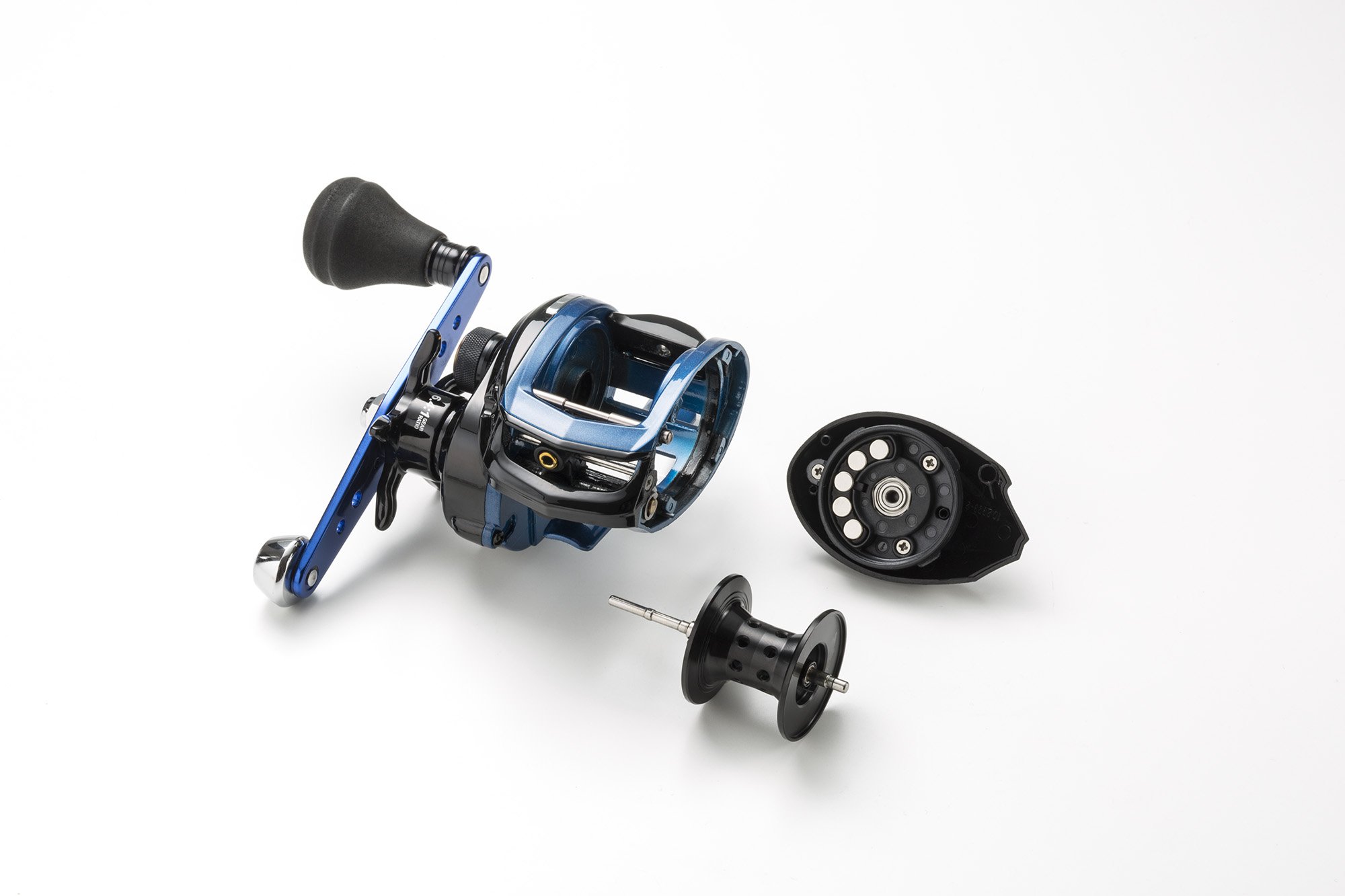 Abu Garcia BLUE MAX 3-L リール Abu Garcia Blue Max Ship Molinete de isca 3-L, alça esquerda